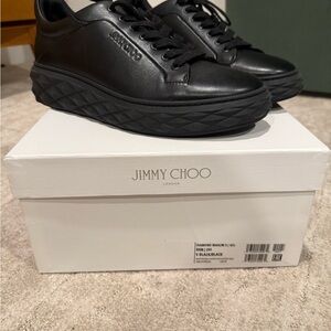 Jimmy Choo Men's Sleek Black Sneakers